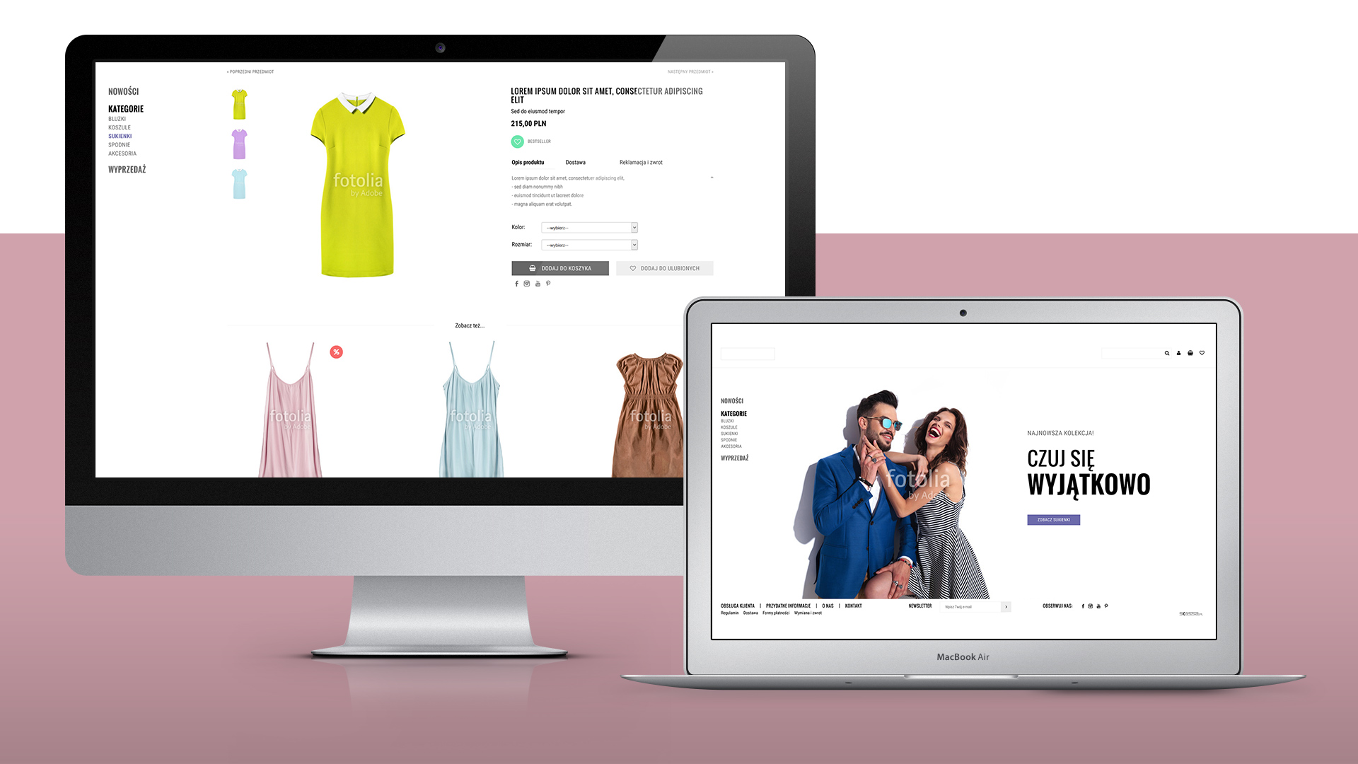 Grafika sklepu odzieżowego