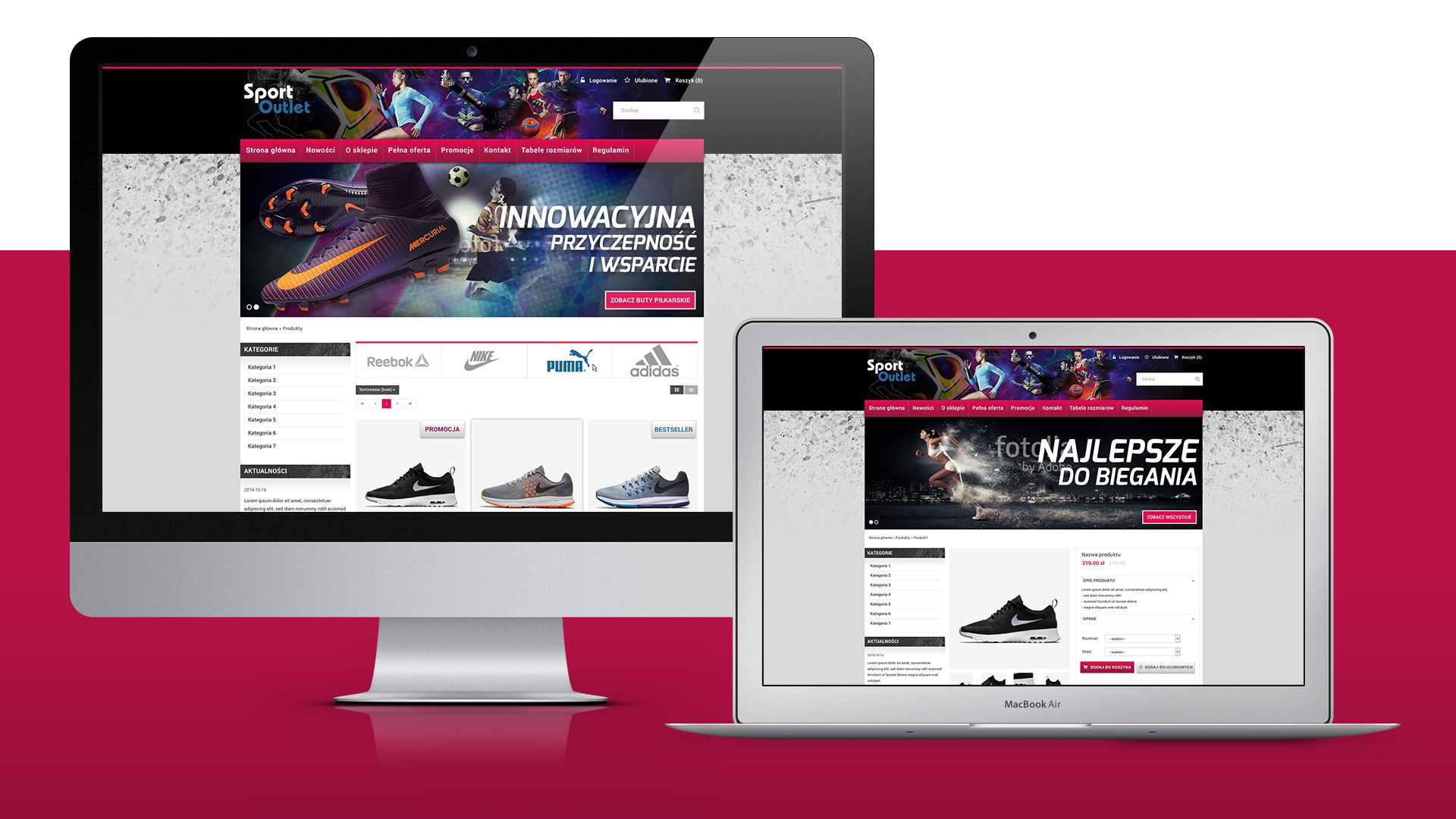 Grafika sklepu z obuwiem sportowym